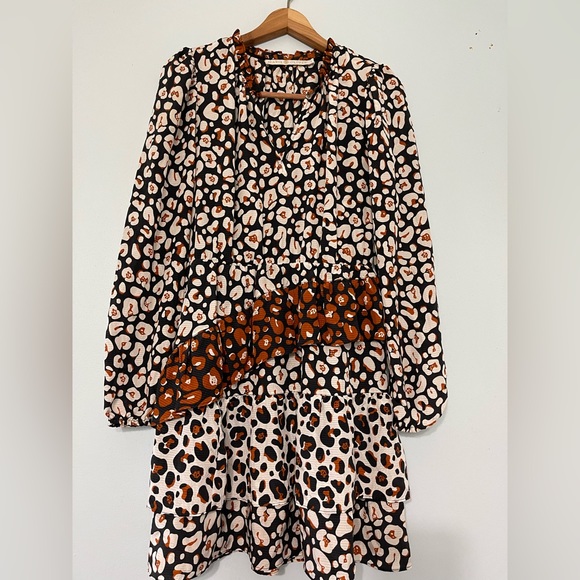 Marie Oliver cheetah print dress - Picture 1 of 4